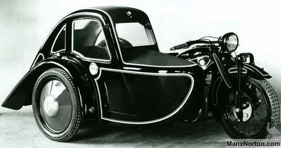 BMW 1929 R11 with sidecar