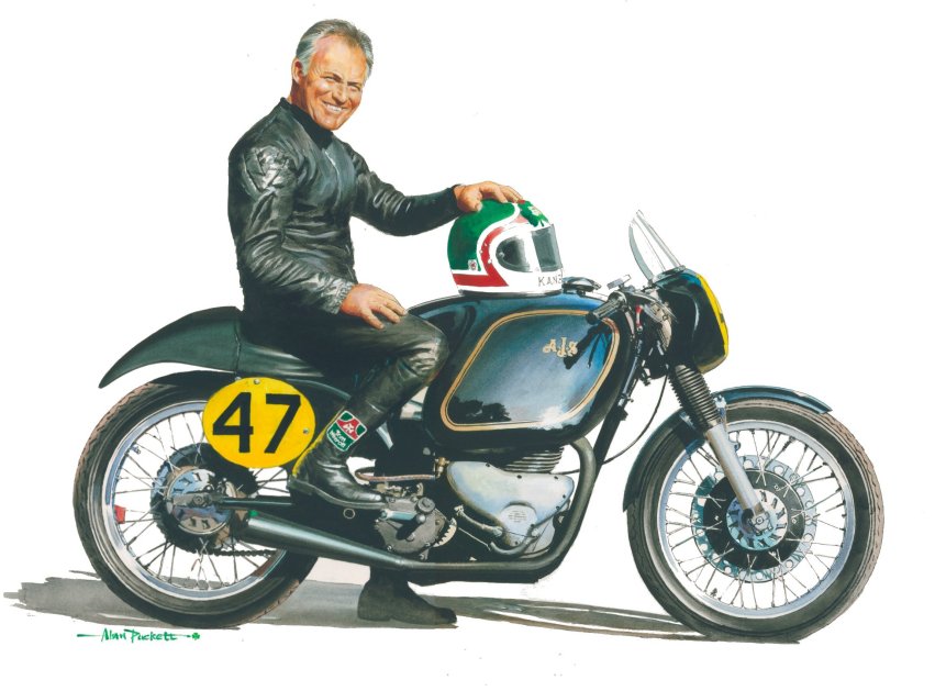 classic racing motorcycle