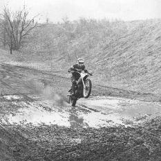 Me riding a KX250 in 1975