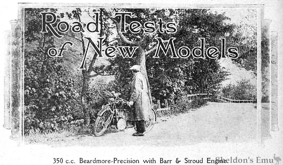 350 c.c. Beardmore-Precision with Barr & Stroud Engine