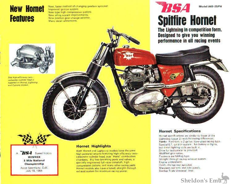 1965 BSA Brochure 