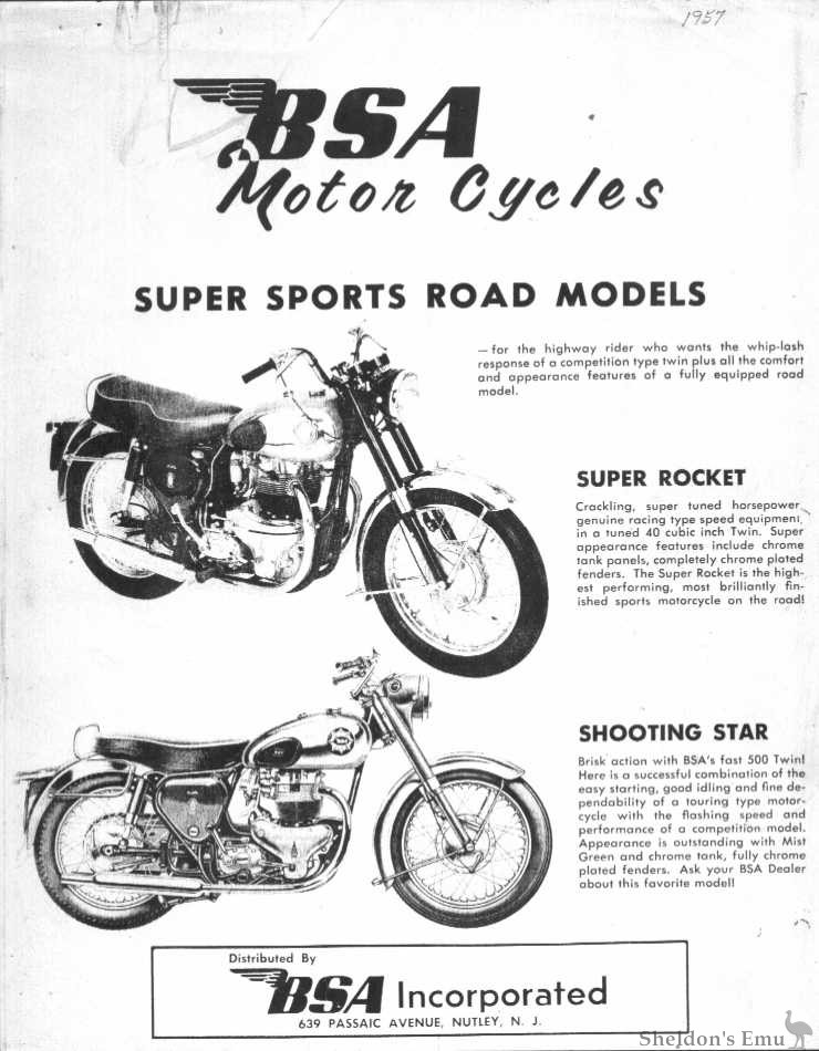 1957 BSA Super Rocket