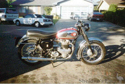 1961 BSA A10 Super Rocket