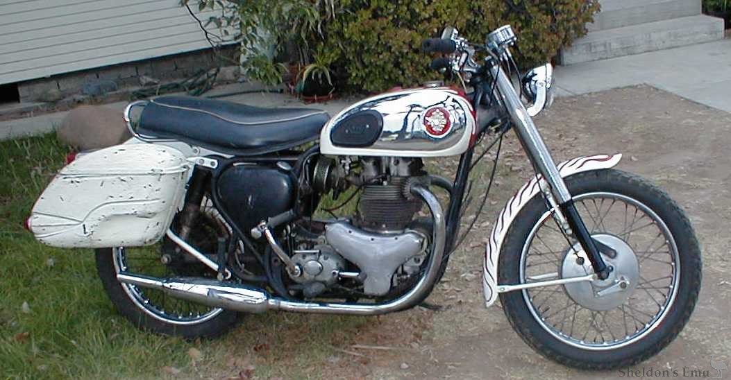 BSA 1958 A7 Custom