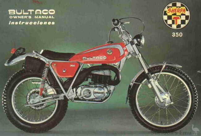 Bultaco Sherpa T 350 Mod. 159 1975-1976