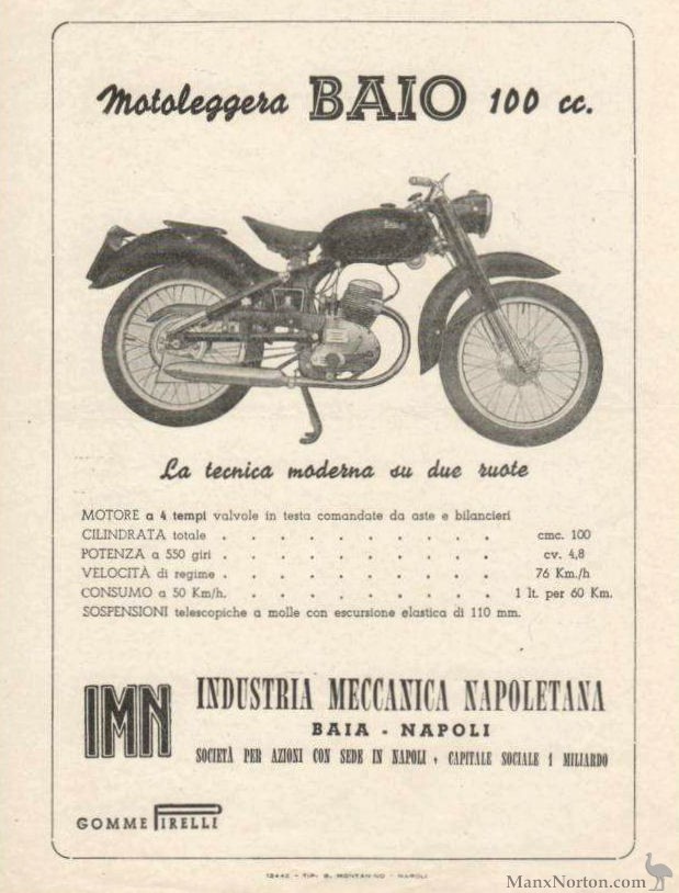 Baio 100cc Motoleggera