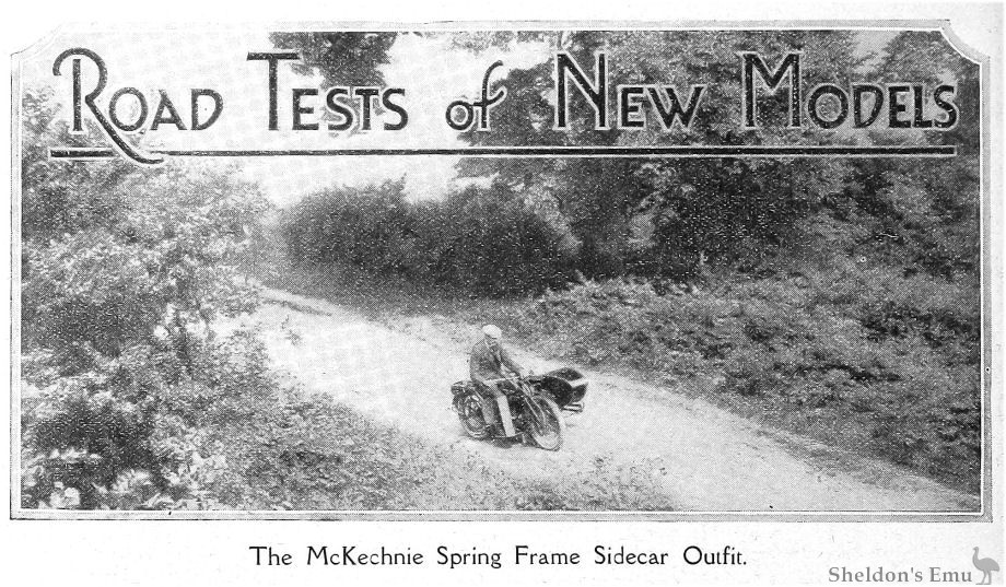 McKechnie Spring Frame Sidecar Outfit
