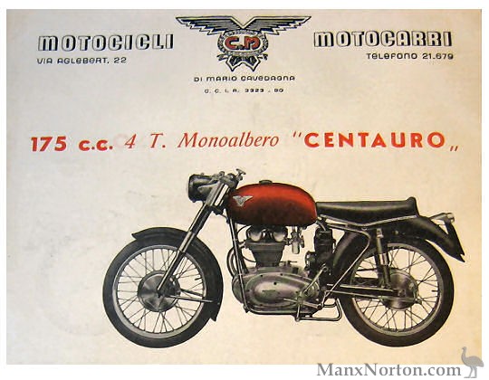 CM 175cc Centauro OHV 1956