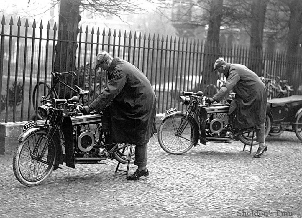 Prince Albert, foreground, and Prince Henry, at Cambridge University