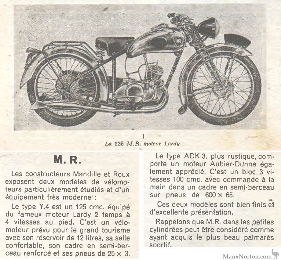 Mr 125cc With Lardy Engine