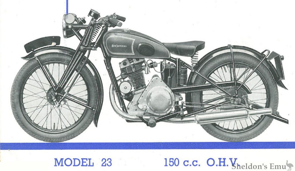 New Imperial 1939 Model 23 150cc<