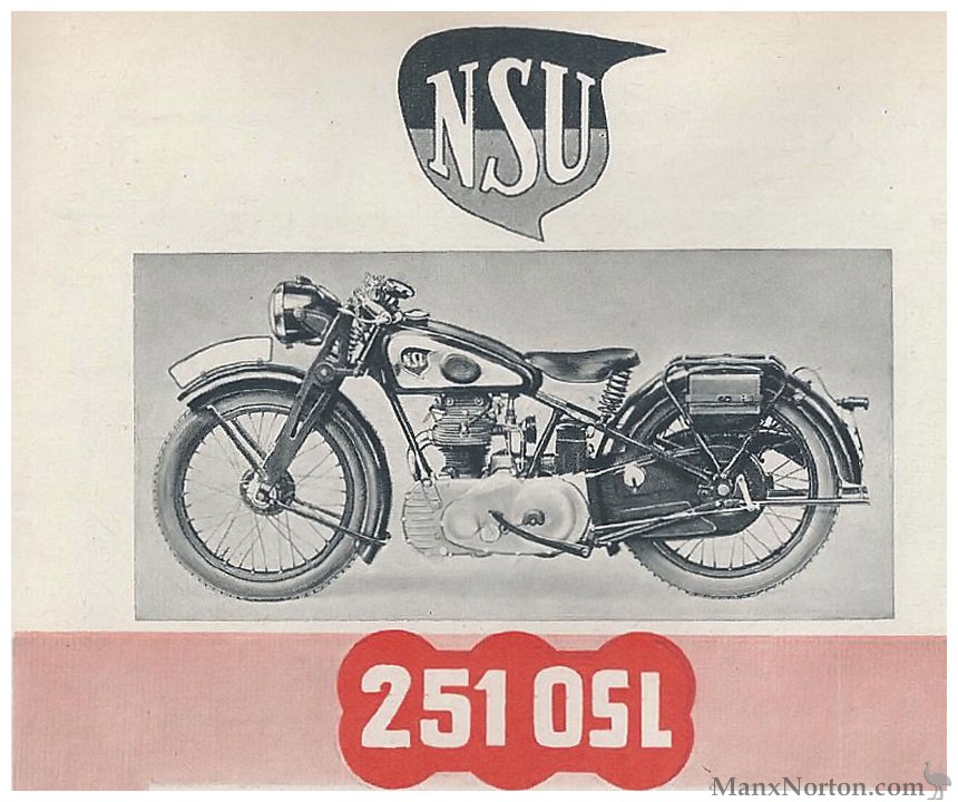 NSU 251 OSL NSU 251 OSL