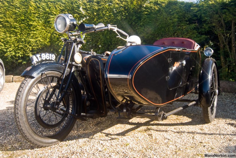 Raleigh Model 13 800cc with Noxal Sidecar 1924