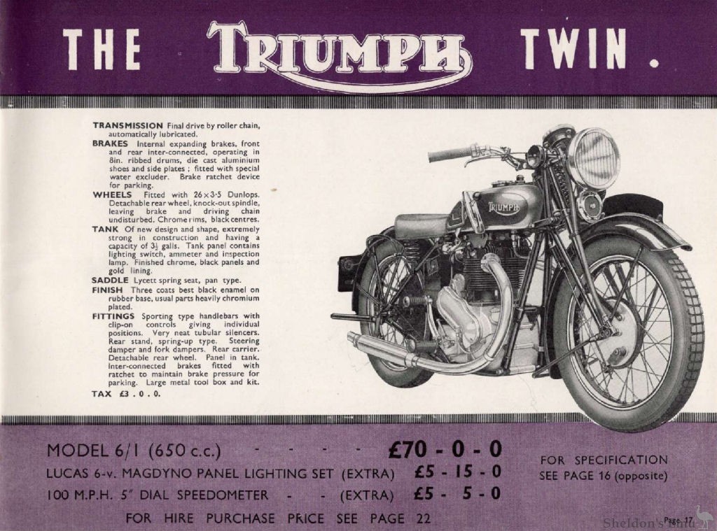 Triumph Model 6/1