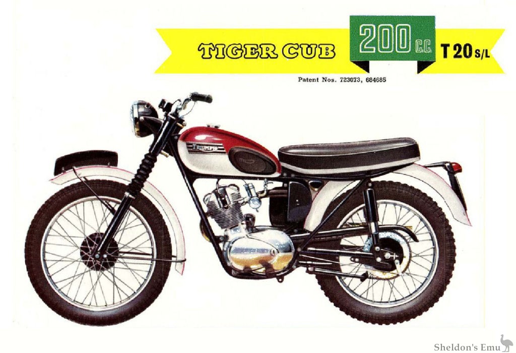 1958 triumph deals tiger cub