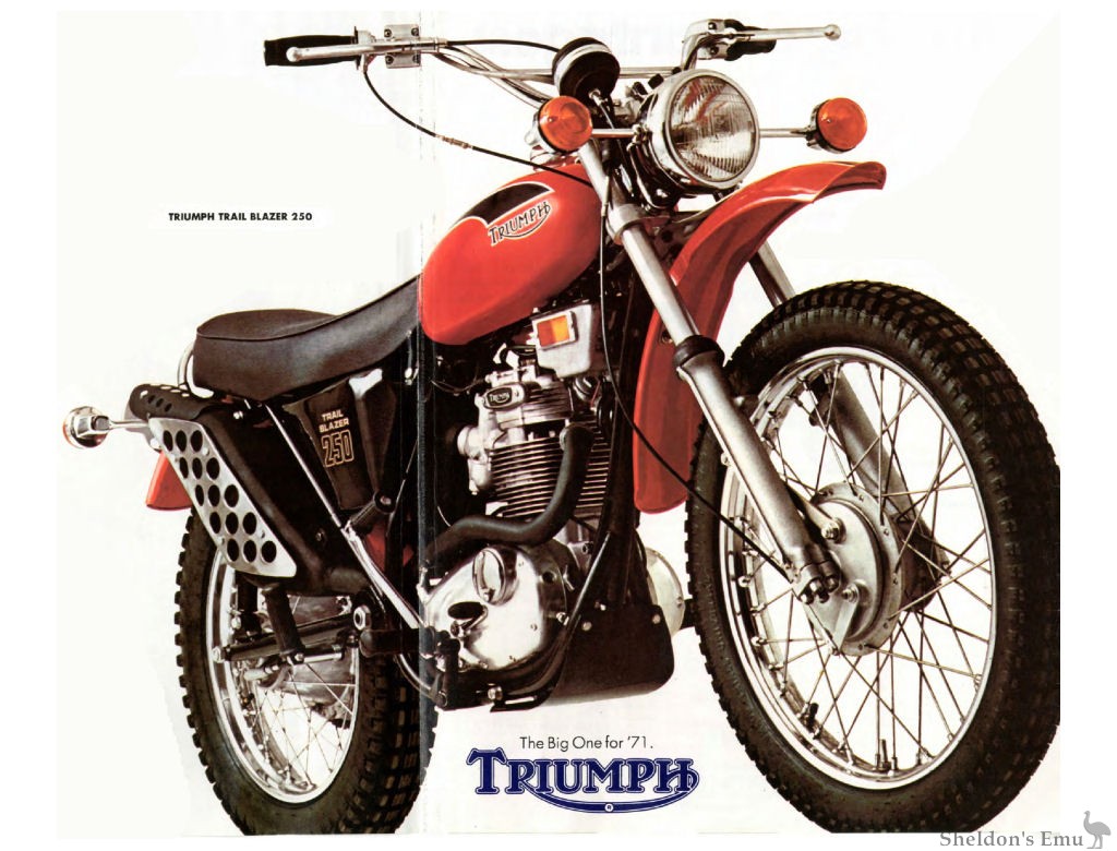 Triumph t25t 250cc Trail Blazer t25ss 1971 1972 principal arnés de cableado Loom Nuevos
