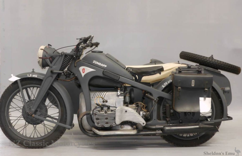 Zundapp K800 Sidecar Combination 1938