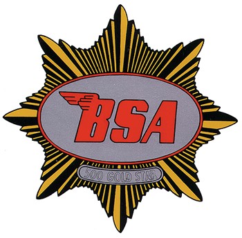 thumbnail image 2 of BSA Gold Star Decal Sticker - Vintage Moto Motorcycle Bobber Sticker 2 of 4