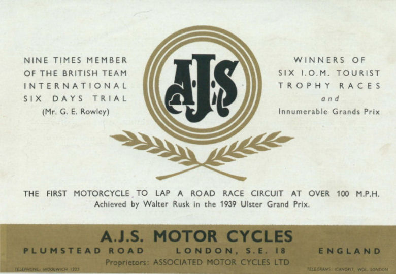 AJS 1947
