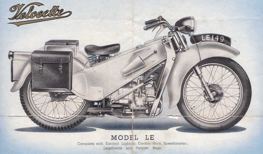 Velocette LE Motorcycle A3 Size Limited Edition Print 