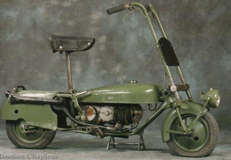 Welbike, un scooter paracaidista de la Segunda Guerra Mundial