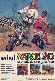 Cartel Mini Marcellino modelo Italiano